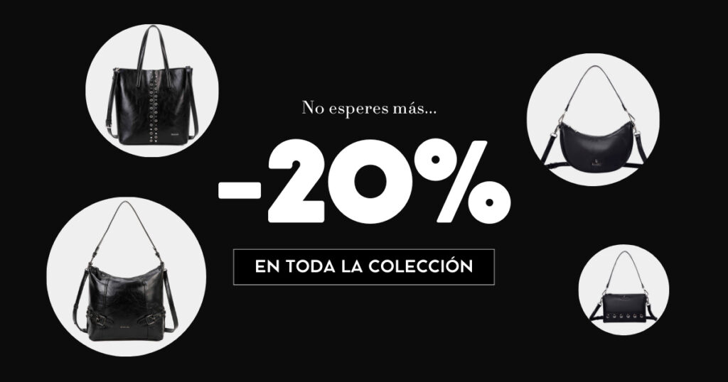 20% discount on on-trend Binnari bags this Black Friday.