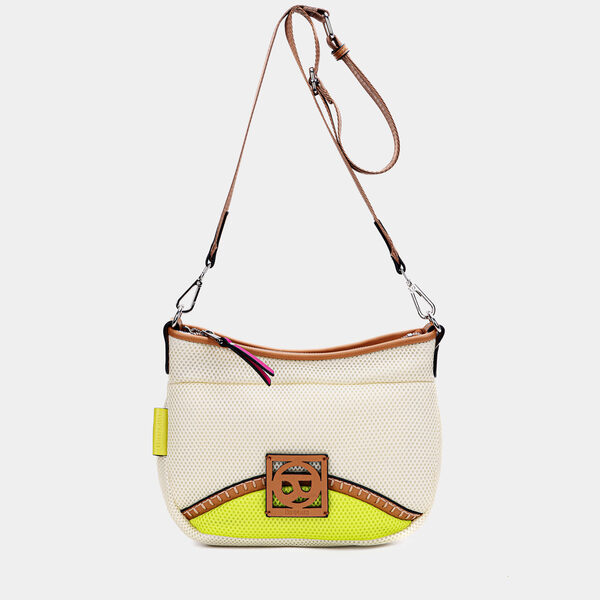 bolso bandolera beige