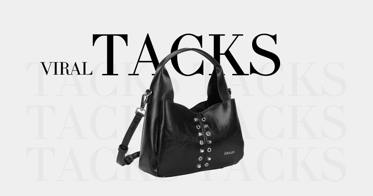 Viral studded bag, trendy and of the moment.