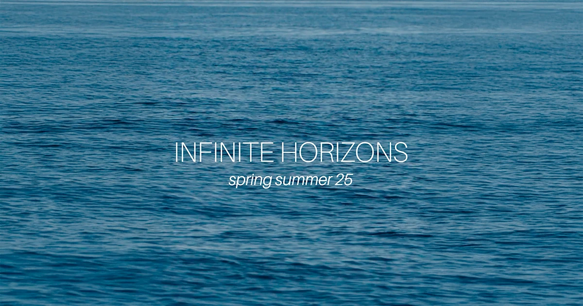 Binnari's new Infinite Horizons collection on the sea.